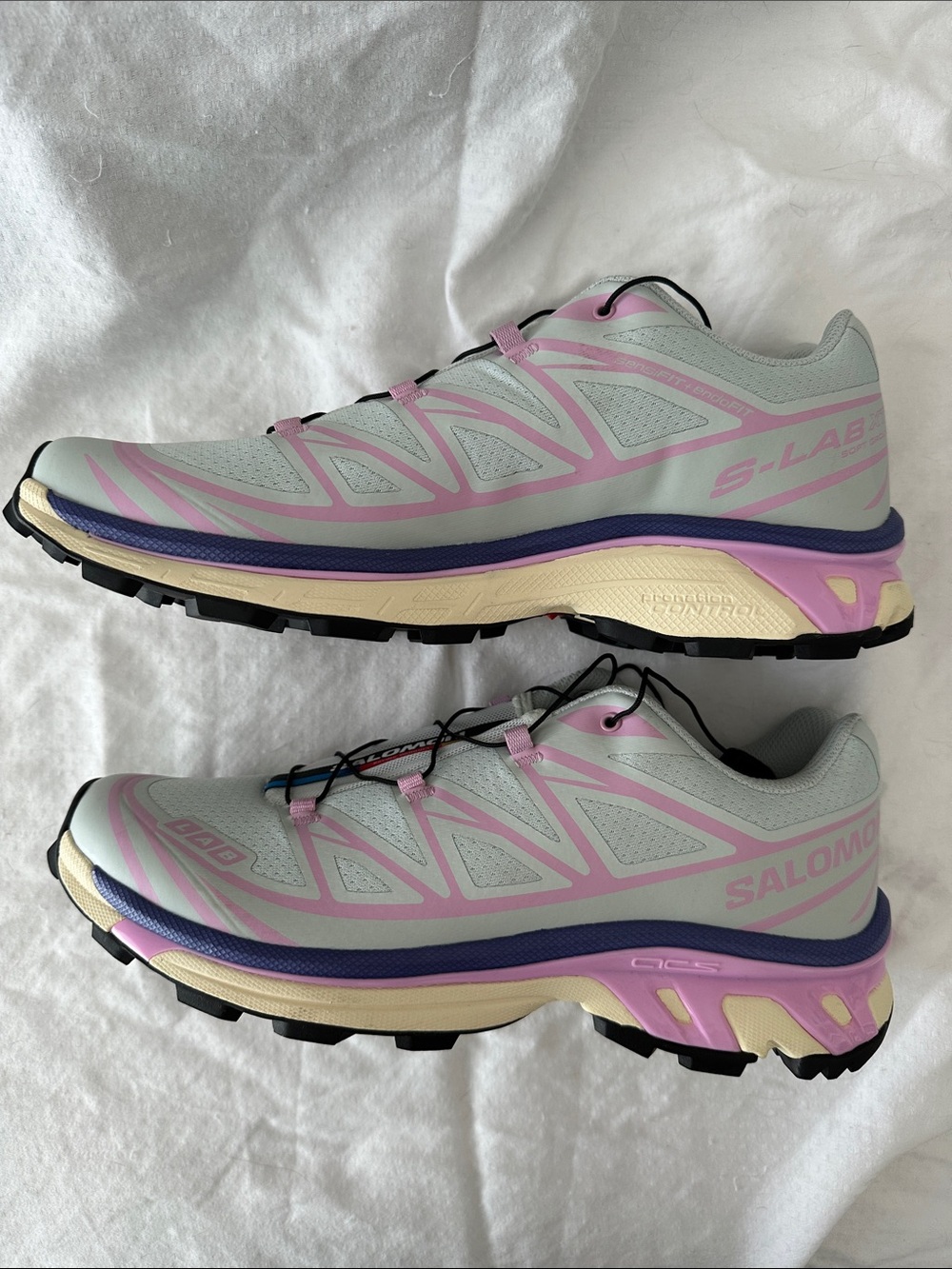 New wo box Salomon XT-6 Ice flow/Orchid 9.5M or 10.5W - Picture 2 of 7